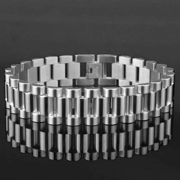 Deluxe Watch Bracelet - Silver