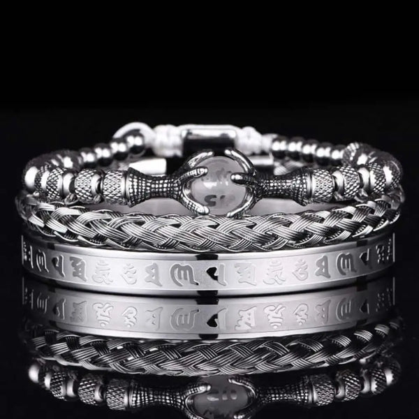 Eagle Tibetan Buddhist Bracelet Set