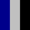 Azul marino - Plata - Negro color swatch