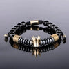 Black Luxury Beaded Bracelet - Bracelet - Beaded - Luxury - Black - Head