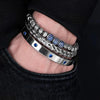 Blue Crystal Bracelets - Bangle - Blue - Crystal - Bracelet - Beaded
