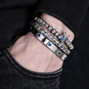 Blue Crystal Bracelets - Blue - Bracelet - Crystal - Beaded - Bangle