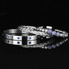 Blue Crystal Bracelets - Beaded - Bracelet - Crystal - Bangle - Blue