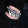 Blue Crystal Bracelets - Blue - Bangle - Bracelet - Crystal - Beaded