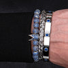 Blue Crystal Bracelets - Bangle - Blue - Crystal - Bracelet - Beaded