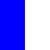 Blue - White color swatch