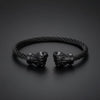 Fist Bangle Bracelet in Black Color