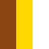 Brown - Gold - White color swatch