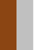 Brown - Silver - White color swatch