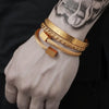 Cable Deluxe Bracelets - Bracelet - Silver - Gold - Roman - Bangle