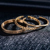 Classic Deluxe Bracelets - Roman - Black - Classic - Silver - Bracelet
