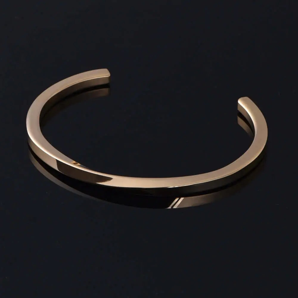 Classic Gold Cuff Bangle - Classic - Bangle - Gold - Lion's - Eye