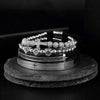 Cross Deluxe Bracelets - Black - Gold - Bangle - Cross - Bracelet
