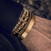 Cross Deluxe Bracelets - Black - Silver - Cross - Gold - Bangle