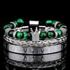 Deluxe Roman Crown Bracelets - Crown - Bangle - Beaded - Bracelet - Roman