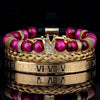 Deluxe Roman Crown Bracelets - Crown - Beaded - Roman - Bangle - Bracelet