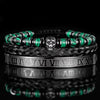 Gothic Skull Bracelet Set