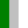 Green - Silver - White color swatch