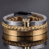 Hematite Crown Deluxe Bracelets - Gold - Crown - Bracelet - Silver - Roman