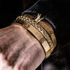Hematite Crown Deluxe Bracelets - Silver - Crown - Bangle - Bracelet - Gold