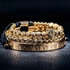 Leopard Deluxe Bracelets - Black - Gold - Roman - Bracelet - Beaded