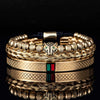 Leopard Deluxe Stripes Bracelets - Gold - Leopard - Stripes - Black - Silver