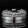 Leopard Deluxe Stripes Bracelets - Gold - Stripes - Bracelet - Black - Bangle