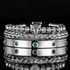 Leopard Green Crystal Bracelets - Blue - Crystal - Black - Silver - Leopard