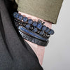Limited Edition Bracelets - Bracelet - Blue - Roman - Bangle - Beaded