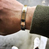Luxury Cuff Bangle - Black - Gold - Bangle - Luxury - Blue