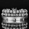 Luxury Double Crown Bracelets - Double - Crown - Beaded - Bangle - Luxury