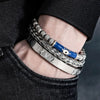 Luxury Enamel Eye Bracelets - Blue - Silver - Luxury - Roman - Bracelet