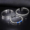 Luxury Enamel Eye Bracelets - Beaded - Gold - Blue - Black - Silver