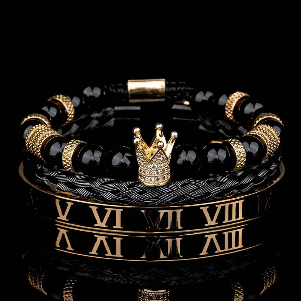 Luxury Roman Crown Bracelets - Bangle - Roman - Bracelet - Crown - Luxury