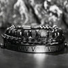 Luxury Roman Skull Bracelets - Bracelet - Handmade - Luxury - Silver - Bangle