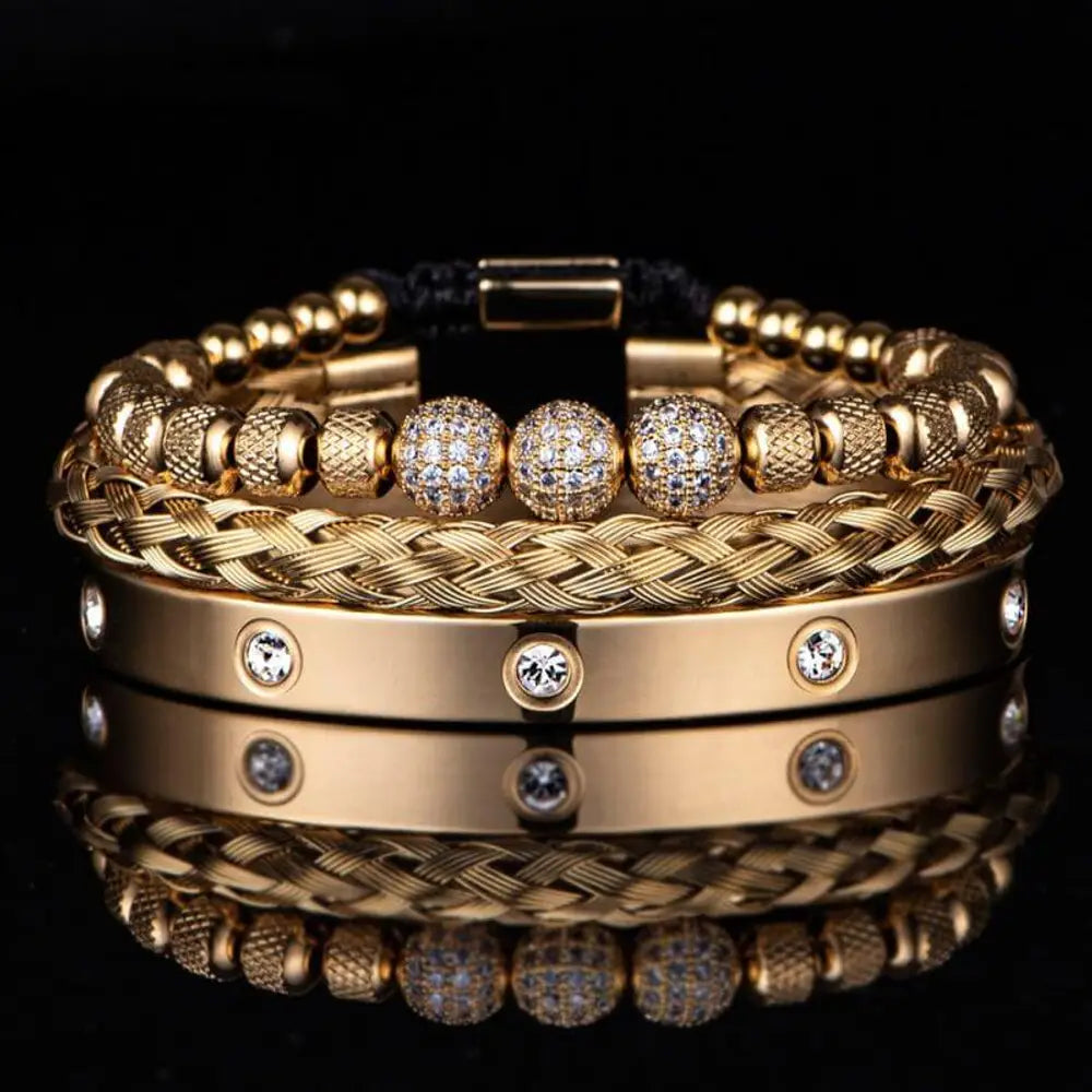 Luxury Royal Beads Bracelets - Bangle - Black - Luxury - Bracelet - Royal