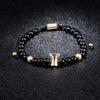 Luxury Stone Beaded Bracelet - Beaded - Luxury - Leopard - Crown - Bracelet