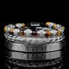 Luxury Tiger Eye Bracelets - Roman - Luxury - Black - Beaded - Tiger