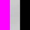 Magenta - Silver - Black color swatch