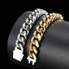 Necklace & Bracelet (2 pcs) - Gold - Necklace - Silver - Steel - Stainless