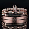 Prince Deluxe Bracelets - Roman - Silver - Gold - Black - Beaded