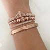 Queen Premium Bracelets - Black - Bangle - Gold - Silver - Beaded