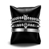 Rebel King Bangle Bracelets - Gold - Bracelet - Black - Silver - Bangle