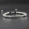 Rebel King Bracelets - Gold - Black - Beaded - Silver - Bracelet