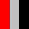 Rojo - Plata - Negro color swatch