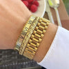 Roman Deluxe Bracelets - Roman - Bracelet - Gold - Bangle - Silver