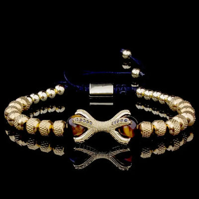 Roman Dragon Beaded Bracelet (5 pcs) - Dragon - Bracelet - Roman - Beaded - Tiger