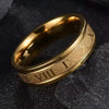 Roman Emperor Ring - Silver - Stainless - Roman - Steel - Gold