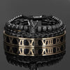 Roman King Bracelets - Silver - Roman - Bracelet - Bangle - Beaded