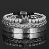 Roman King Bracelets - Bangle - Roman - Beaded - Gold - Black